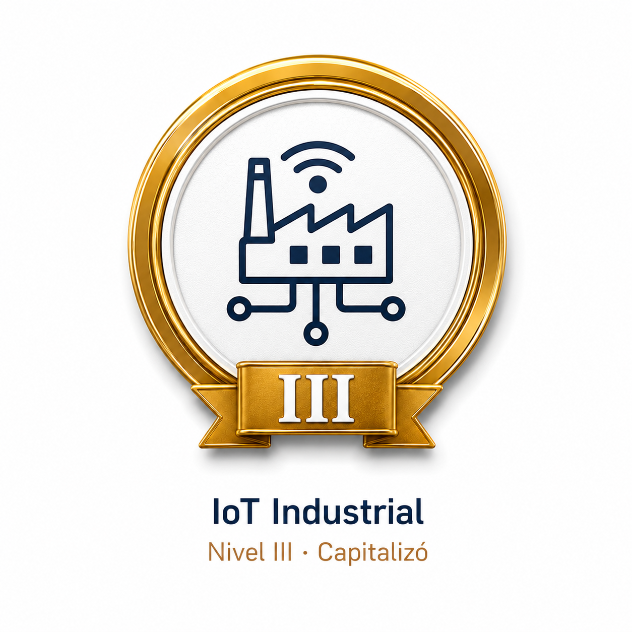Insignia de IoT Industrial